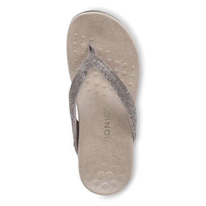 Wraparound Strap Womens Vionic Dillon Shine in Stormy Grey
