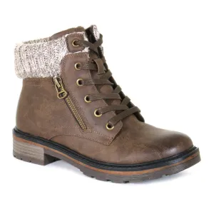 Women's Wanderlust Amy Waterproof Boot - Dark Tan Slip Fit