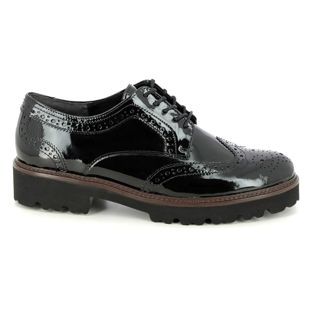 05.244 Patent Leather Lace Up Amazing Boosted fit