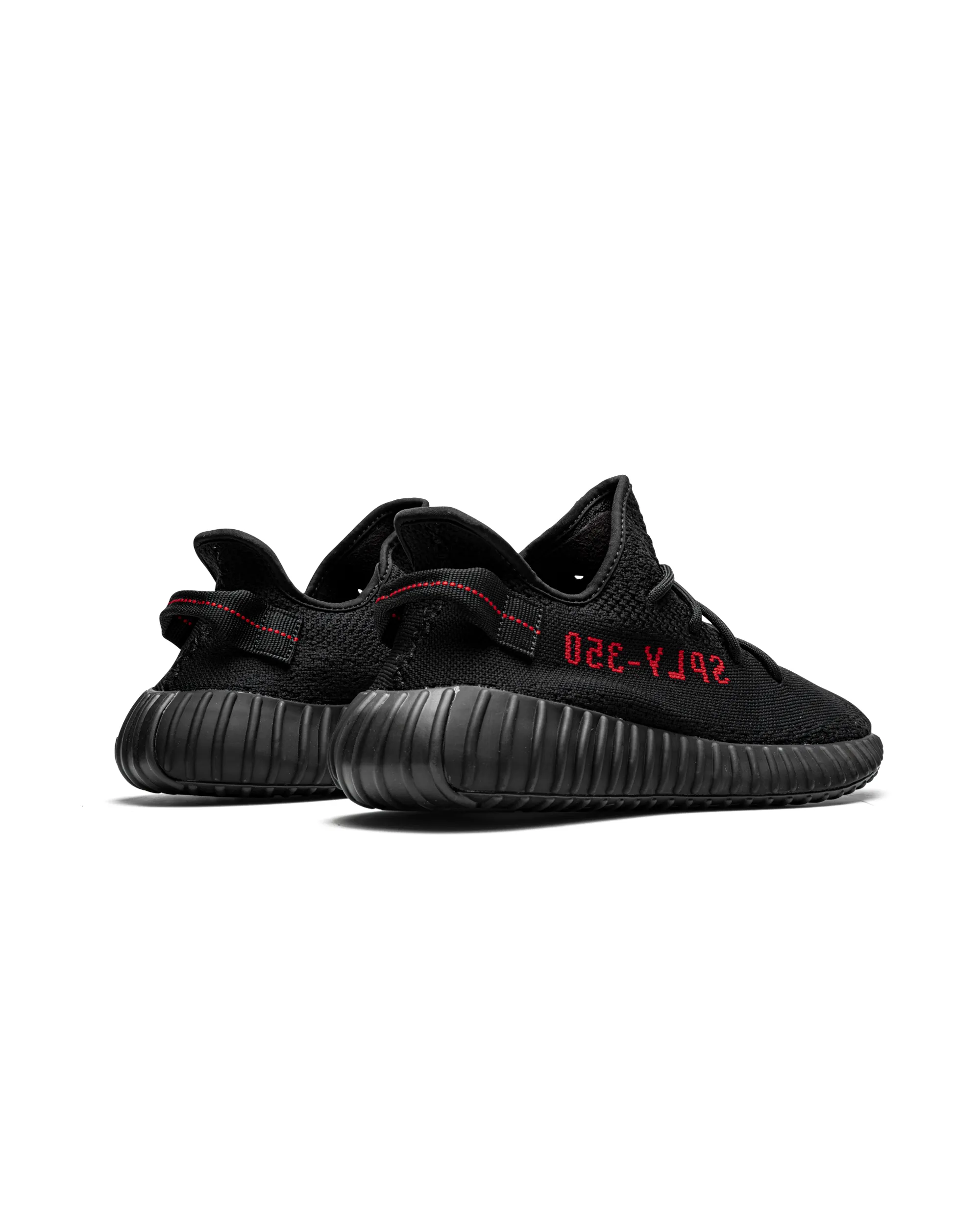 adidas Yeezy Boost 350 V2 Black Red slow walk