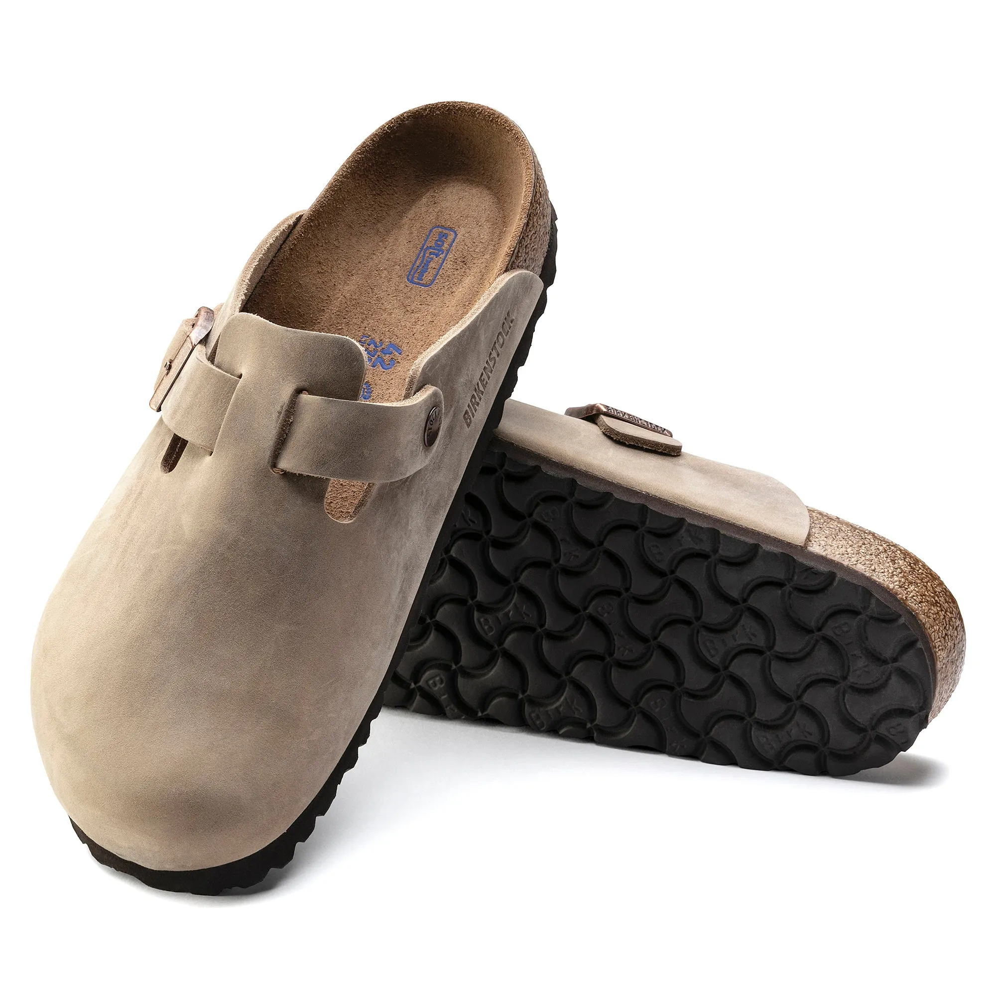 Boston Soft Footbed - Oiled Leather Memory Foam Style
