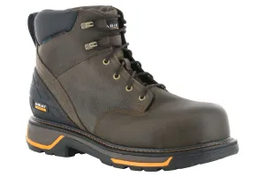 Ariat Big Rig 6" Waterproof Soft Toe Boot Arctic Cold Lace Up Design