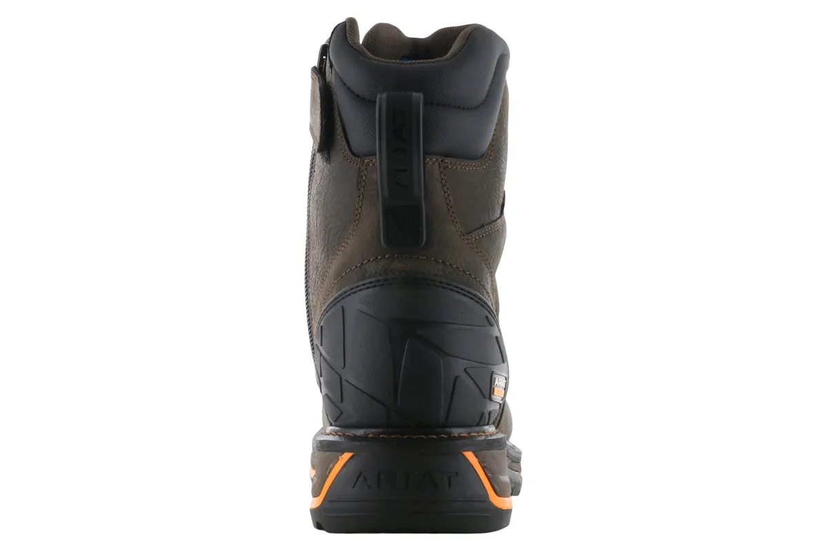 Ariat Big Rig 8" Waterproof Soft Toe Side Zip Boot Premium Protection Secure Closure
