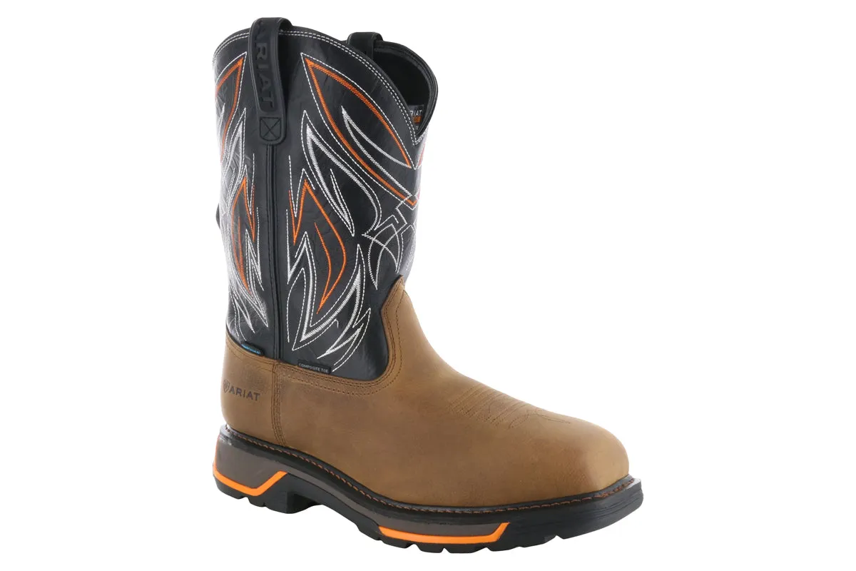 Stretchable Ariat Big Rig BOA Waterproof Composite Toe Boot