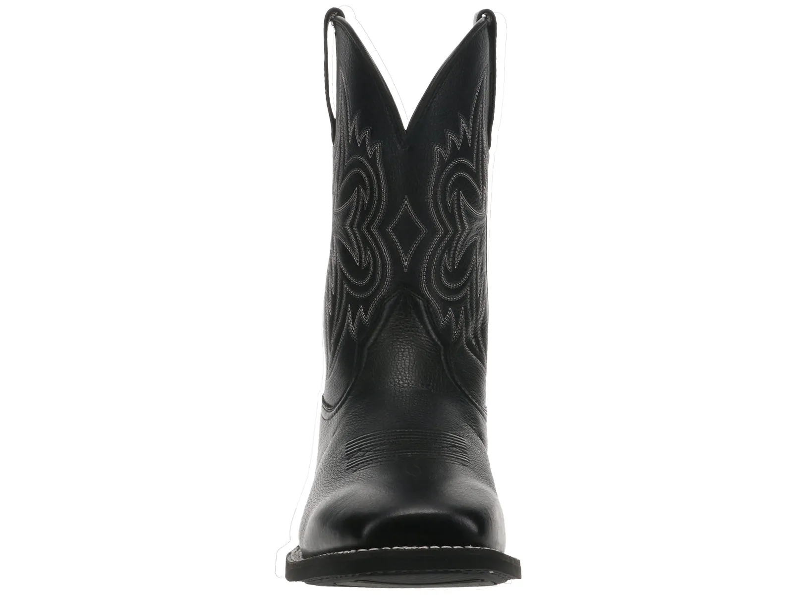 Pull Tab Rural Terrain Ariat Western Big Rig Square Toe Cowboy Boot Black