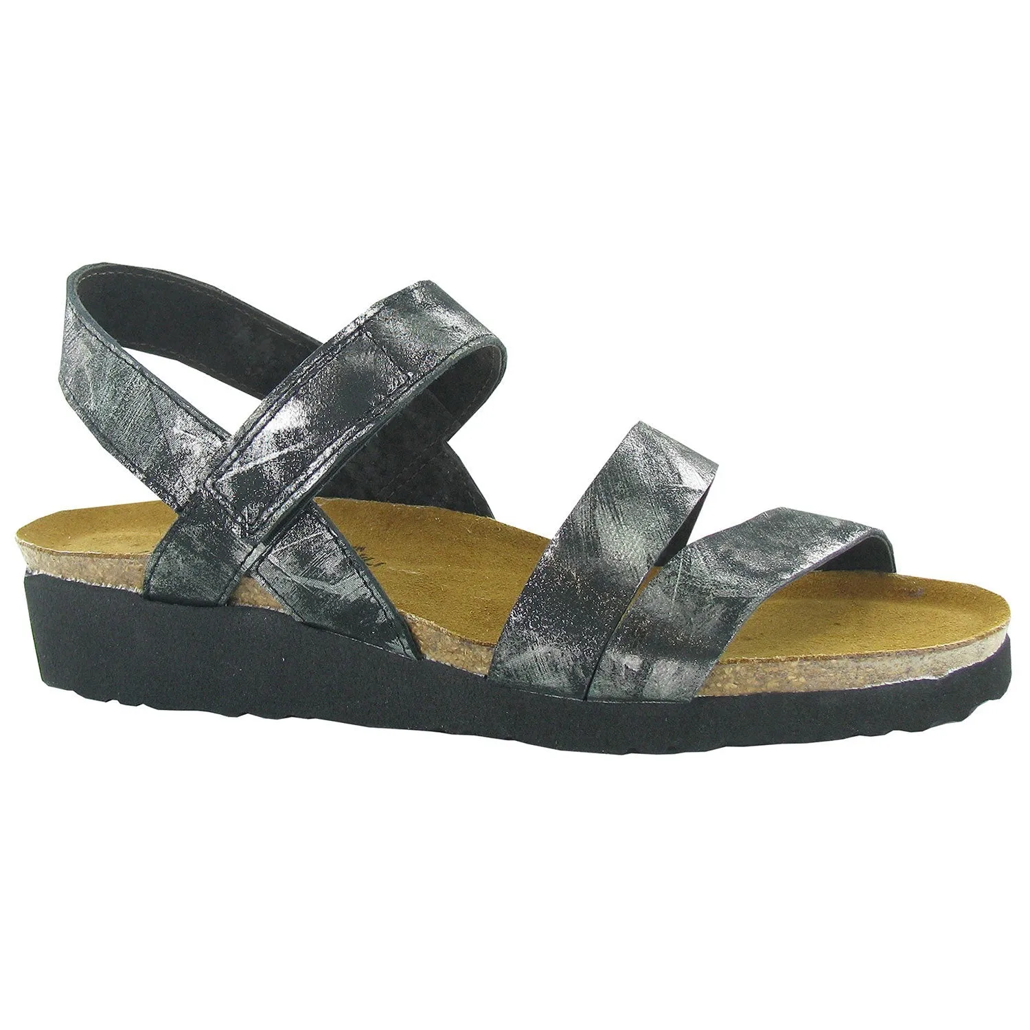 Kayla Sandal Black Onyx (7806-BAB) microfiber safety wear
