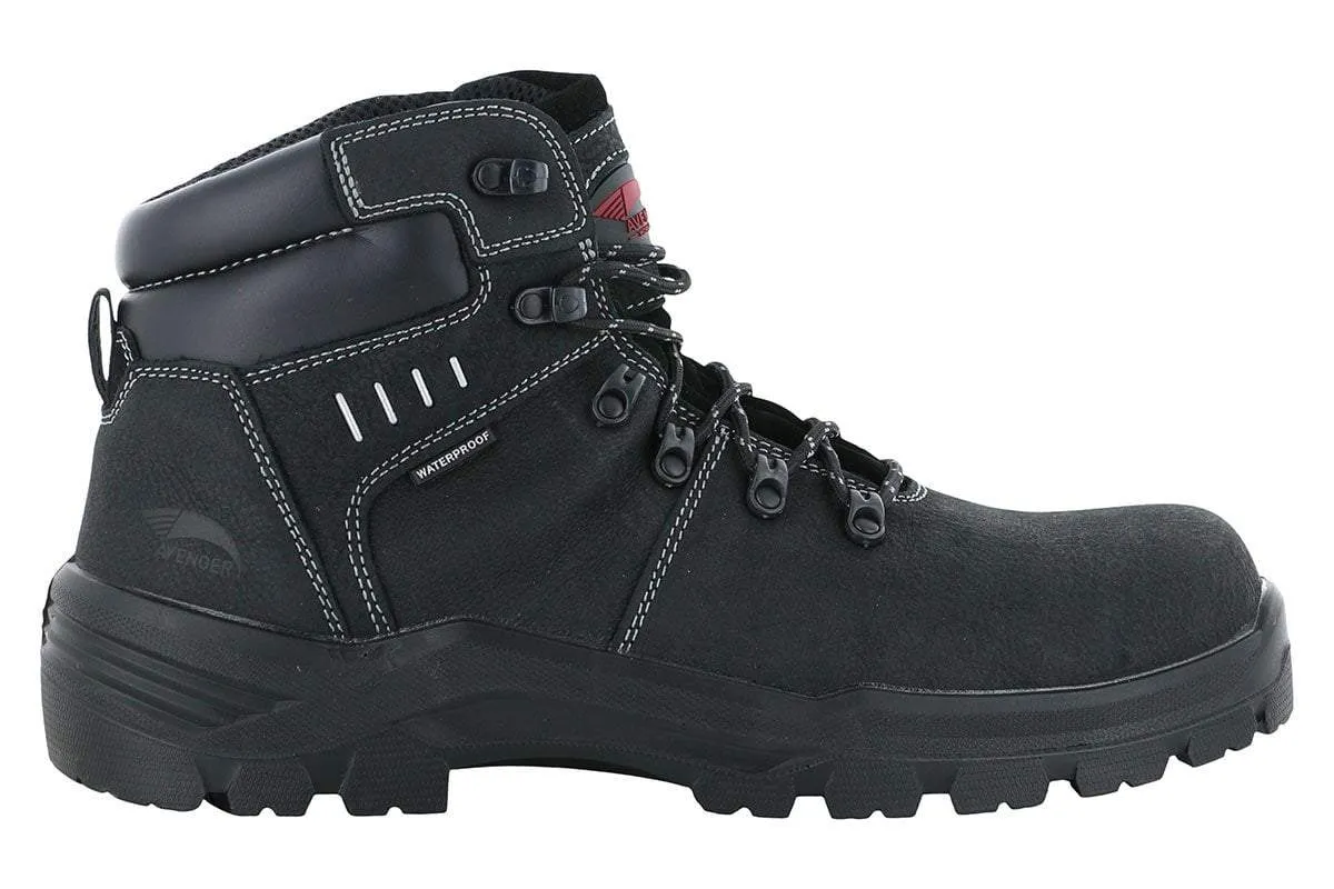 Avenger 7400 Waterproof Composite Toe Boot Black Daily Comfort