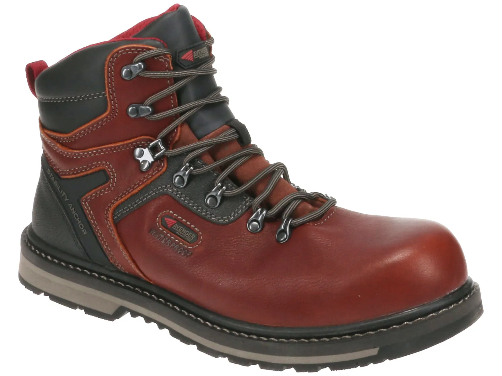 Avenger Blacksmith Safety Toe Boot Brown Classic Fit