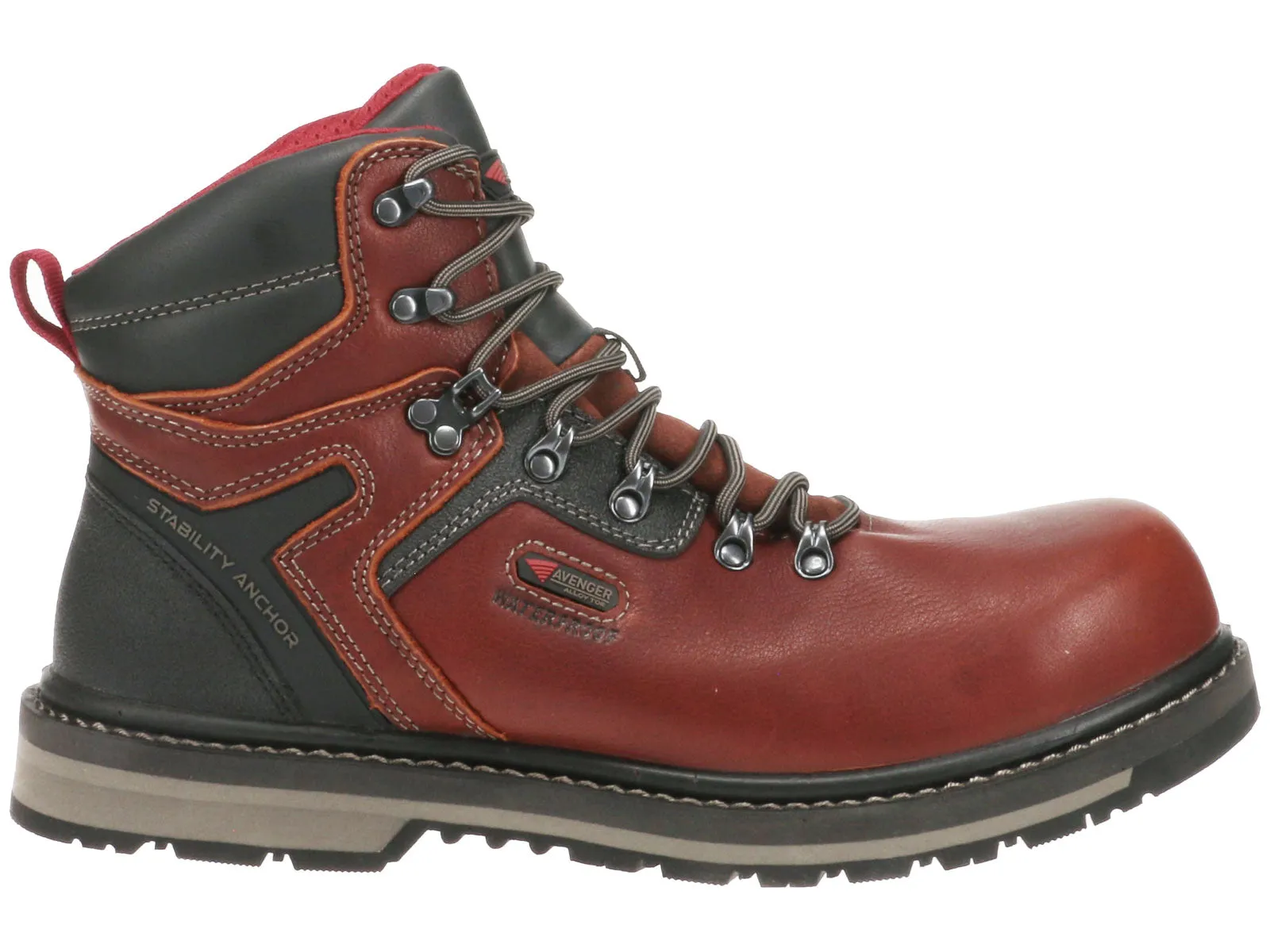Sporty Vibe Avenger Blacksmith Safety Toe Boot Brown