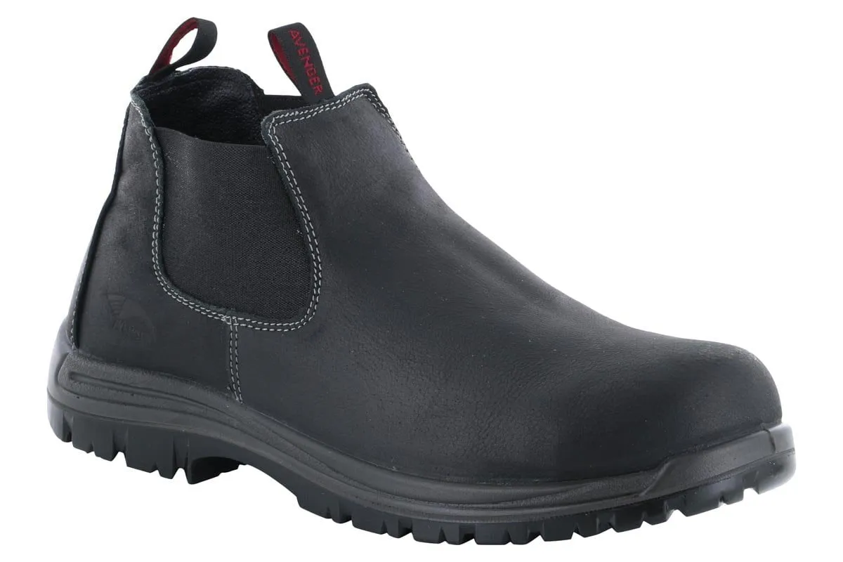 cold - weather Comfortable Touch Avenger Foreman Composite Toe Slip On Boot Black