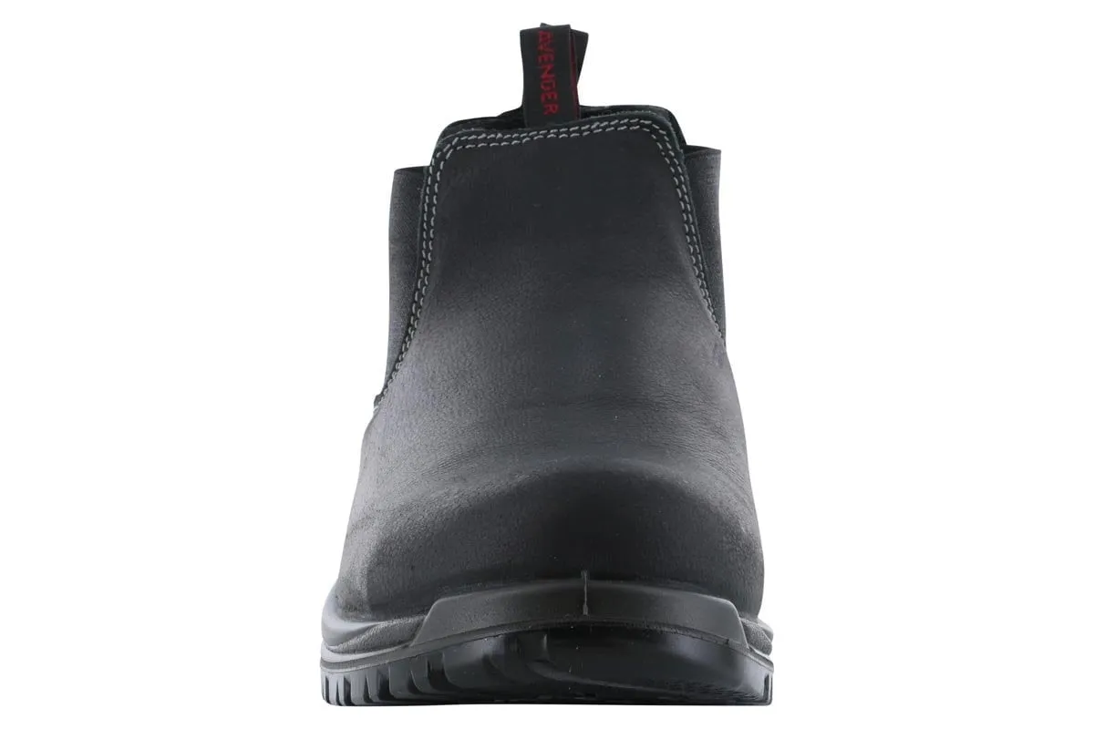 Comfortable backstay Avenger Foreman Composite Toe Slip On Boot Black