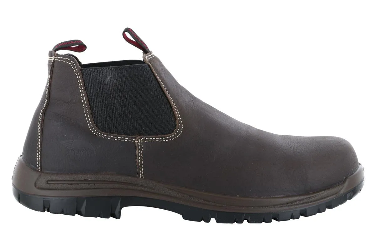 Avenger Foreman Composite Toe Slip On Boot Brown Wild Soul