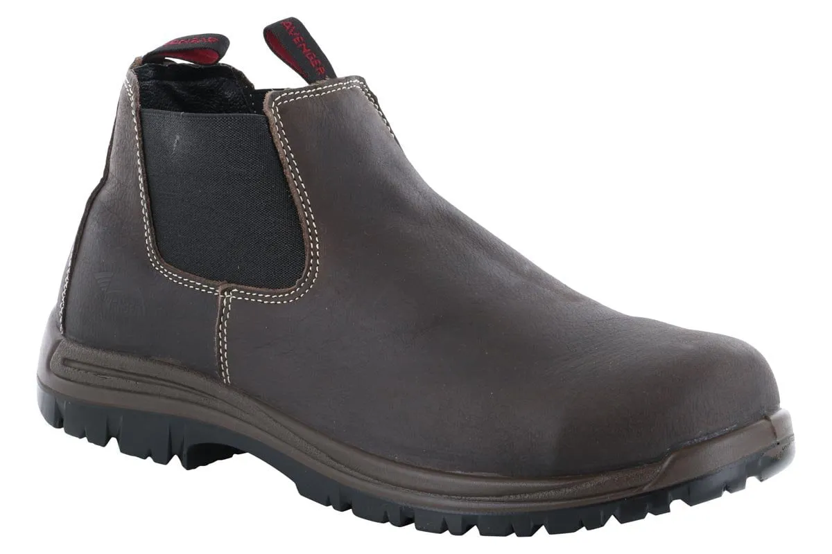 Versatile Performance Ready For Adventure Avenger Foreman Composite Toe Slip On Boot Brown