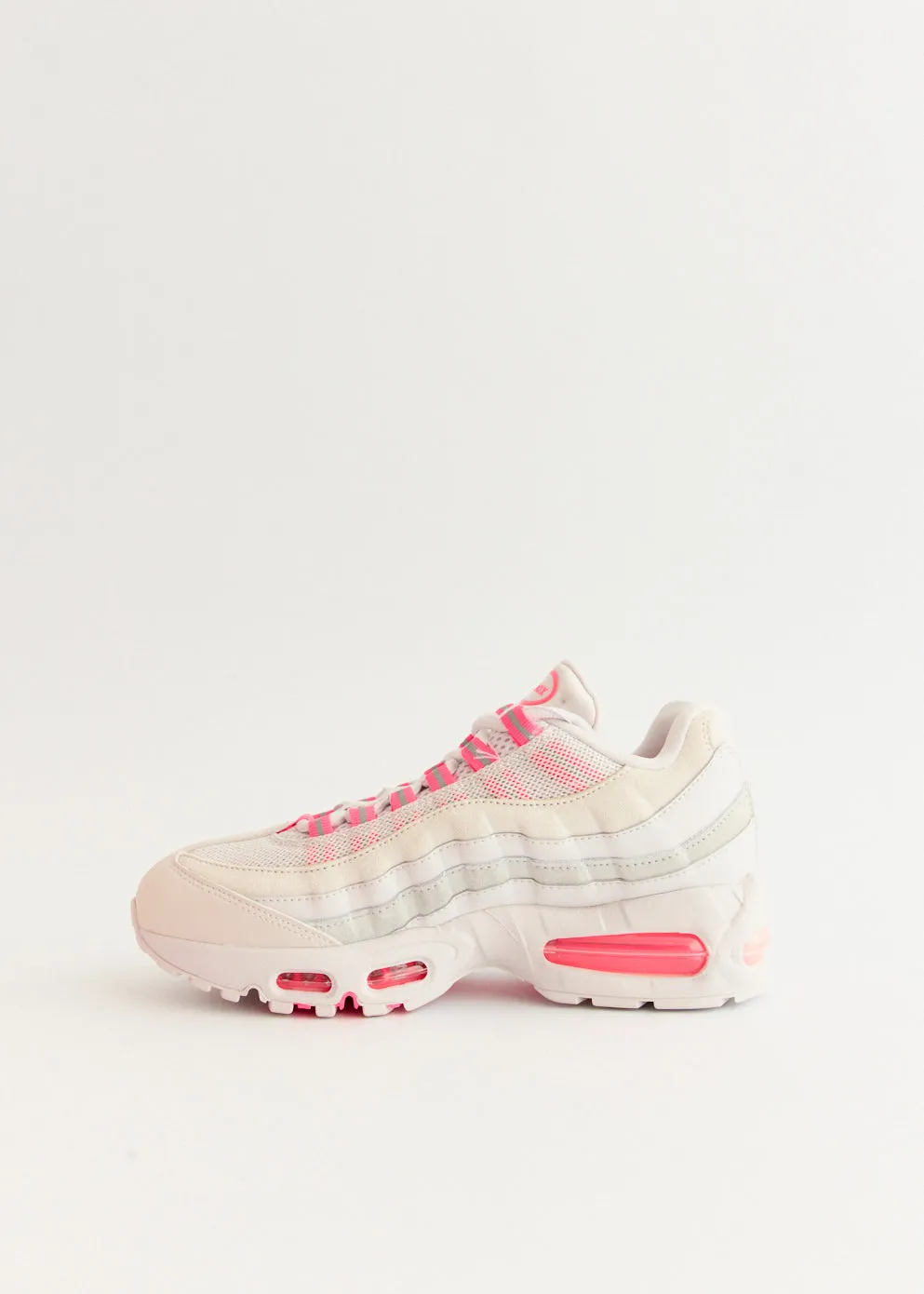 Women's Nike Air Max 95 'Vast Grey' Sneakers Ergonomic Fit Walk Smart
