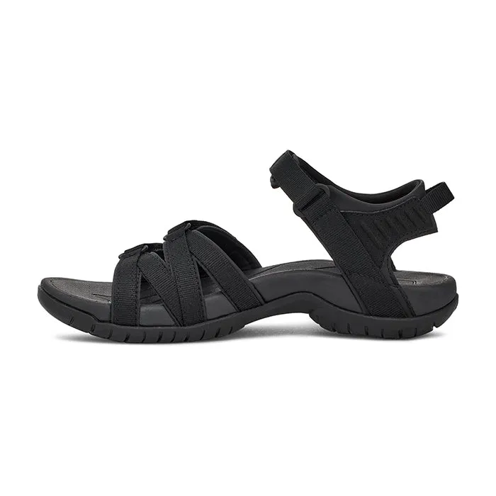 Breezy Comfort Coastal Trip Womens Teva Tirra in Black/Black