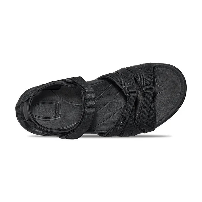 Fit All Stylish Walking Shoes Womens Teva Tirra in Black/Black