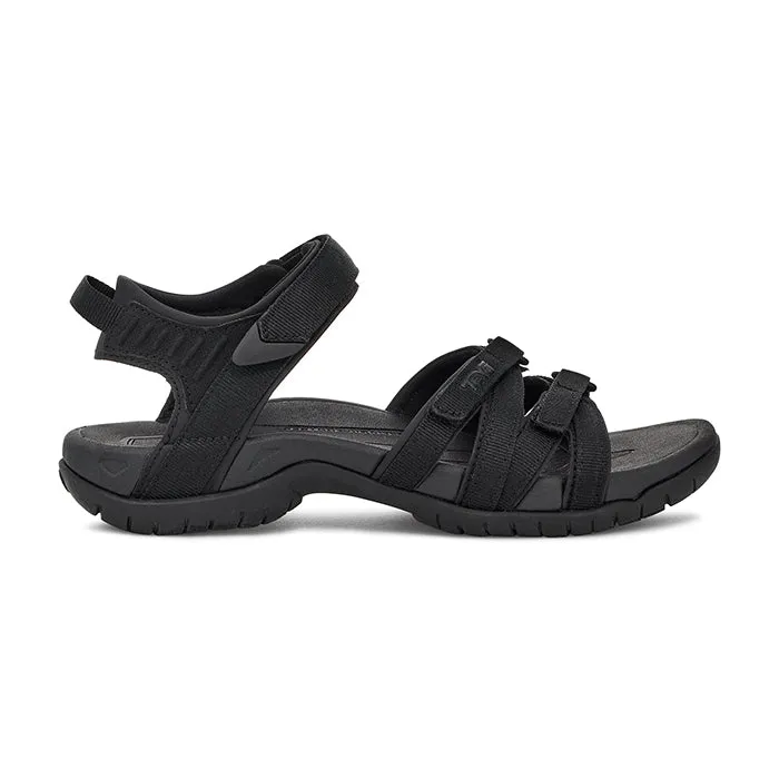 Womens Teva Tirra in Black/Black Quick Wear