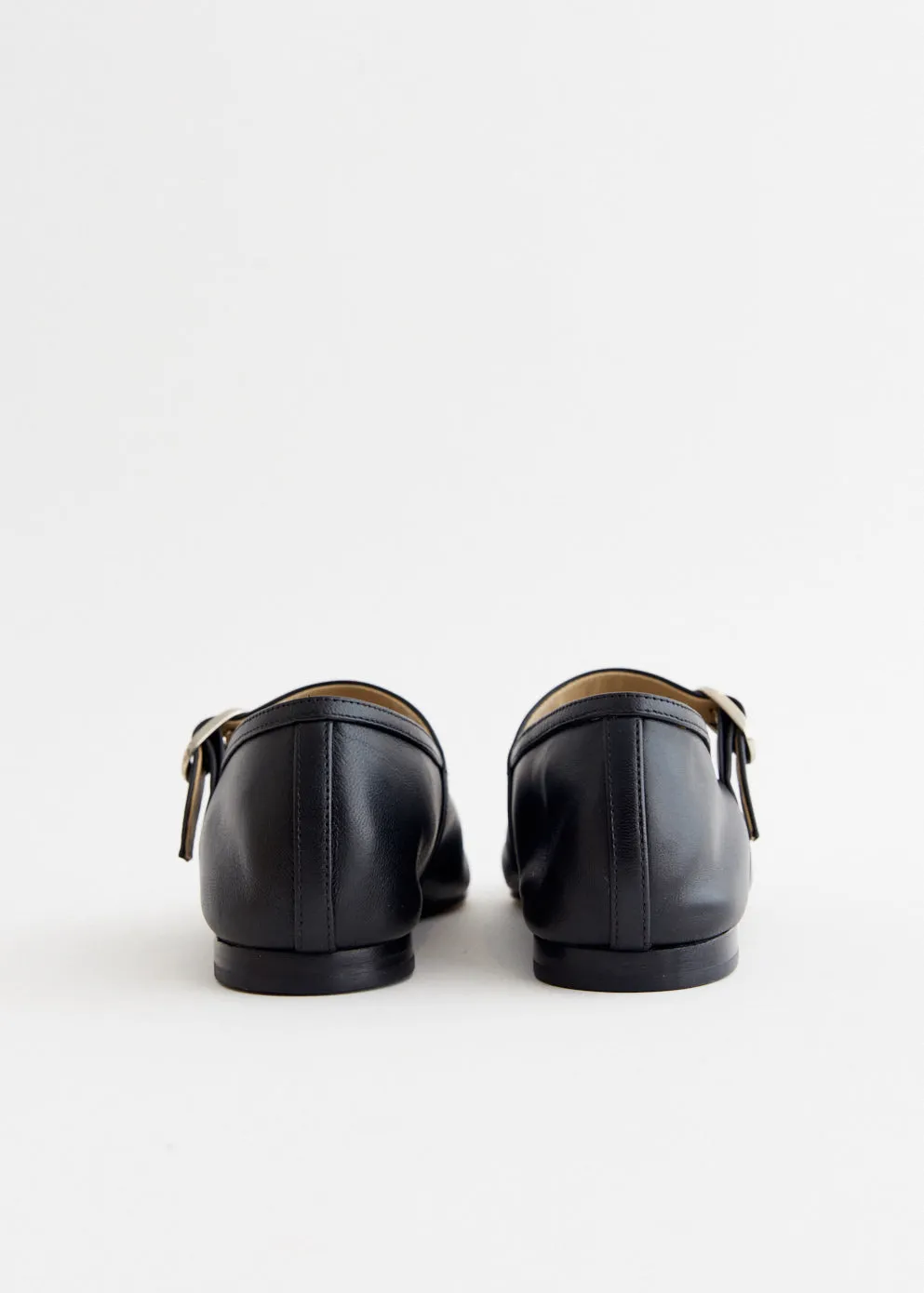 Daily Street Ballet Mary Jane Leather Flats