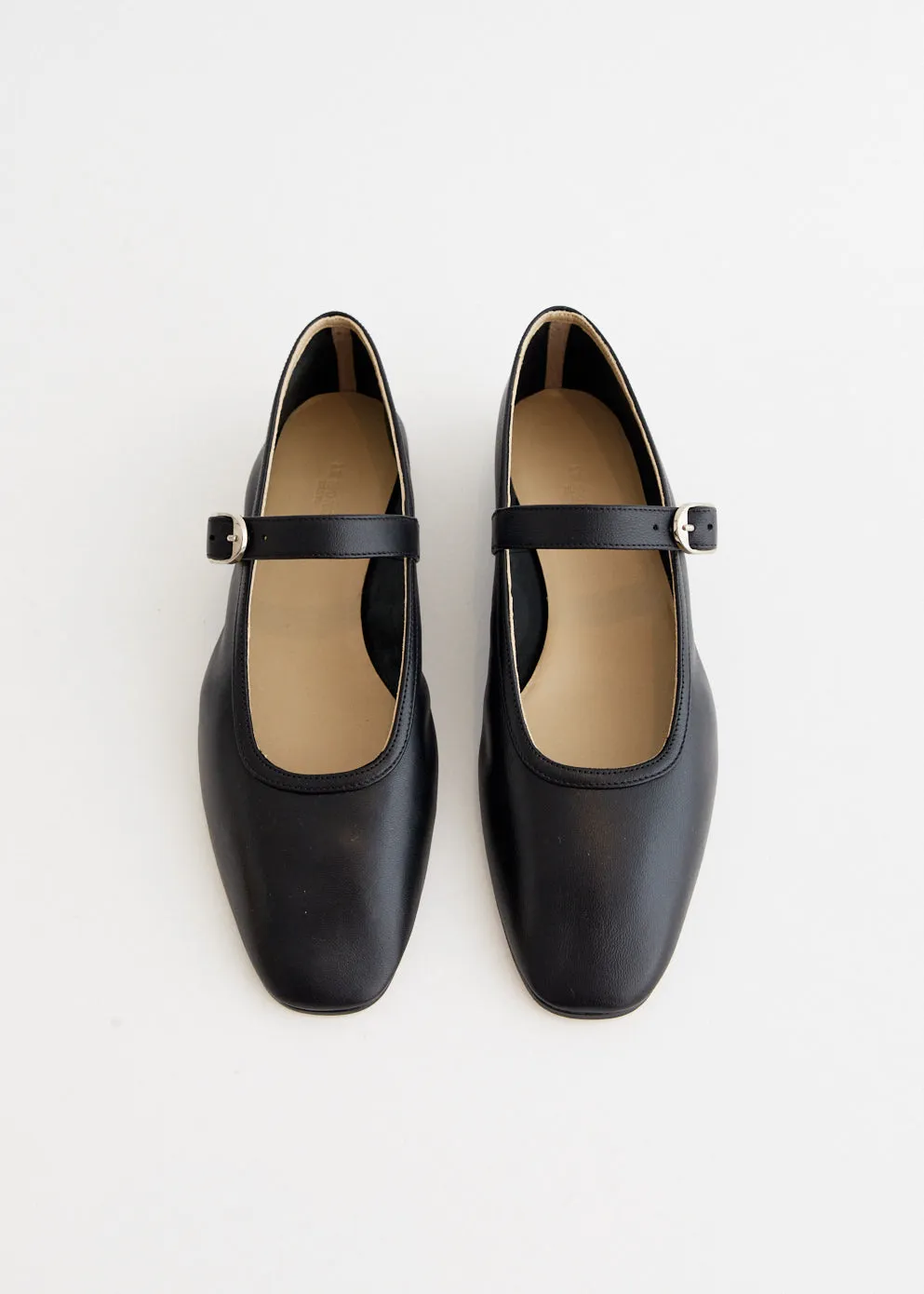 Foot Shape Train Hike Ballet Mary Jane Leather Flats