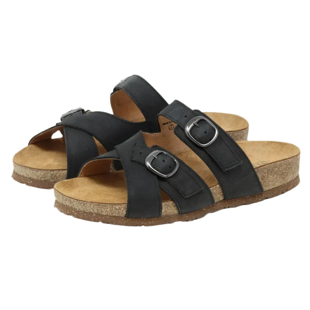 All Daywear Women's Heidi Leather Sandal - Wide