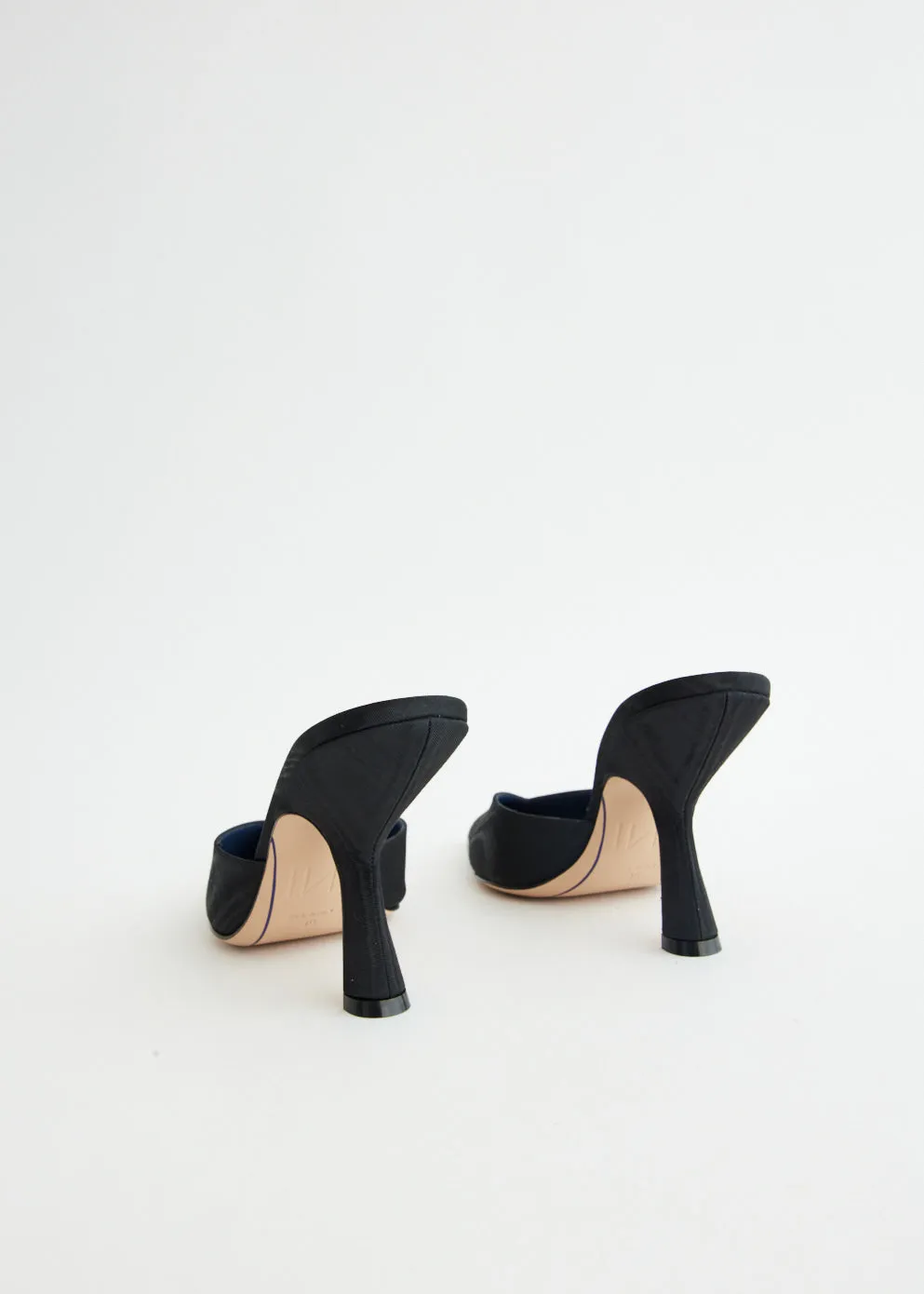 Carmen Grosgrain Moire Mules On The Way