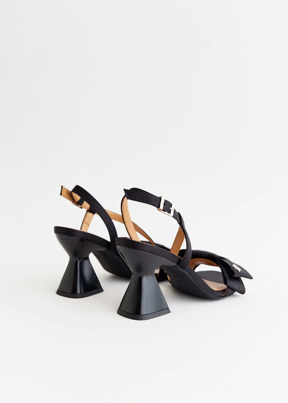 Big Bow High Heel Sandals Foot Control Grab Quick