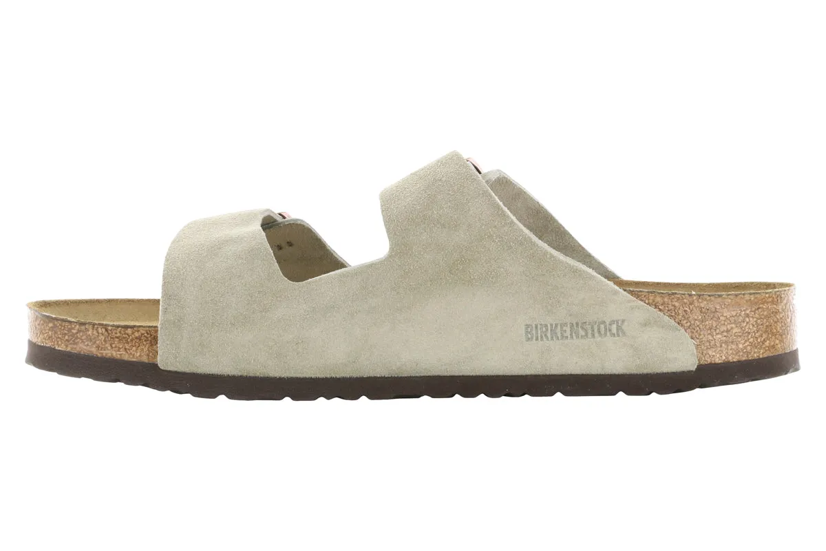 Sandal Cleaning Birkenstock Arizona Soft Footbed Suede Leather Taupe