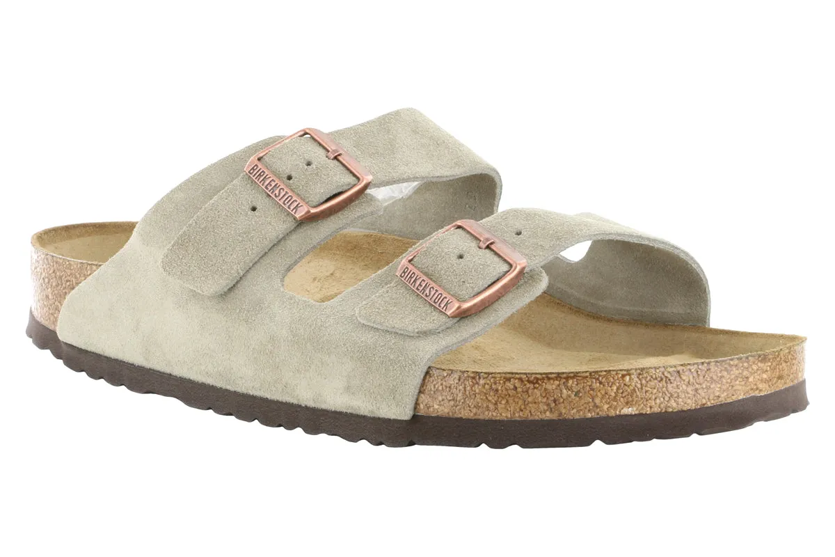 Birkenstock Arizona Soft Footbed Suede Leather Taupe Indoor Wear