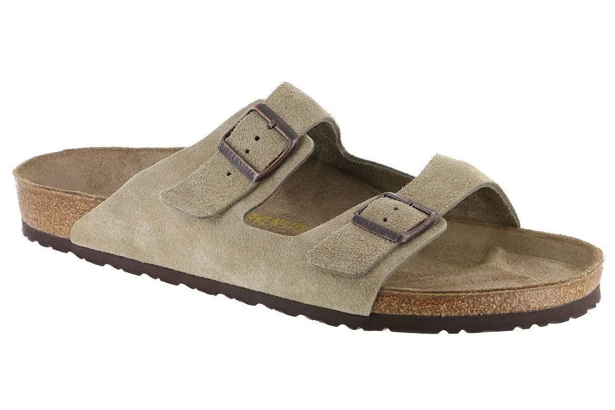 Birkenstock Arizona Suede Leather Taupe Surf Step