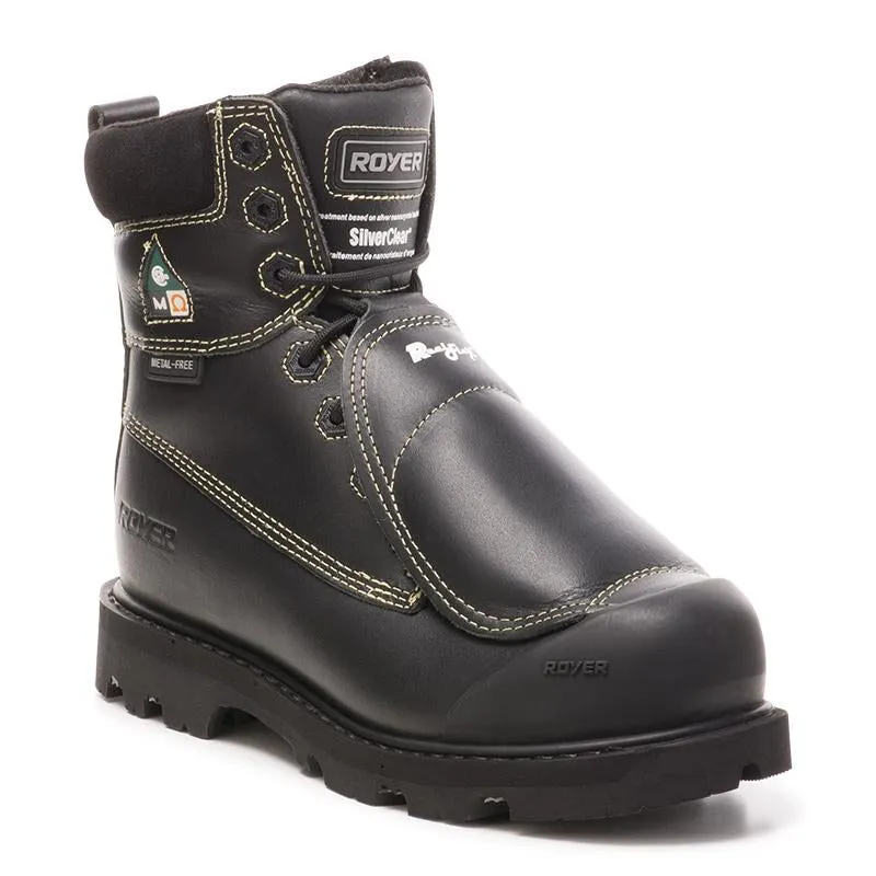 Black Men's 8" Composite Toe Metguard work boots 10-8501 sole Daily Utility