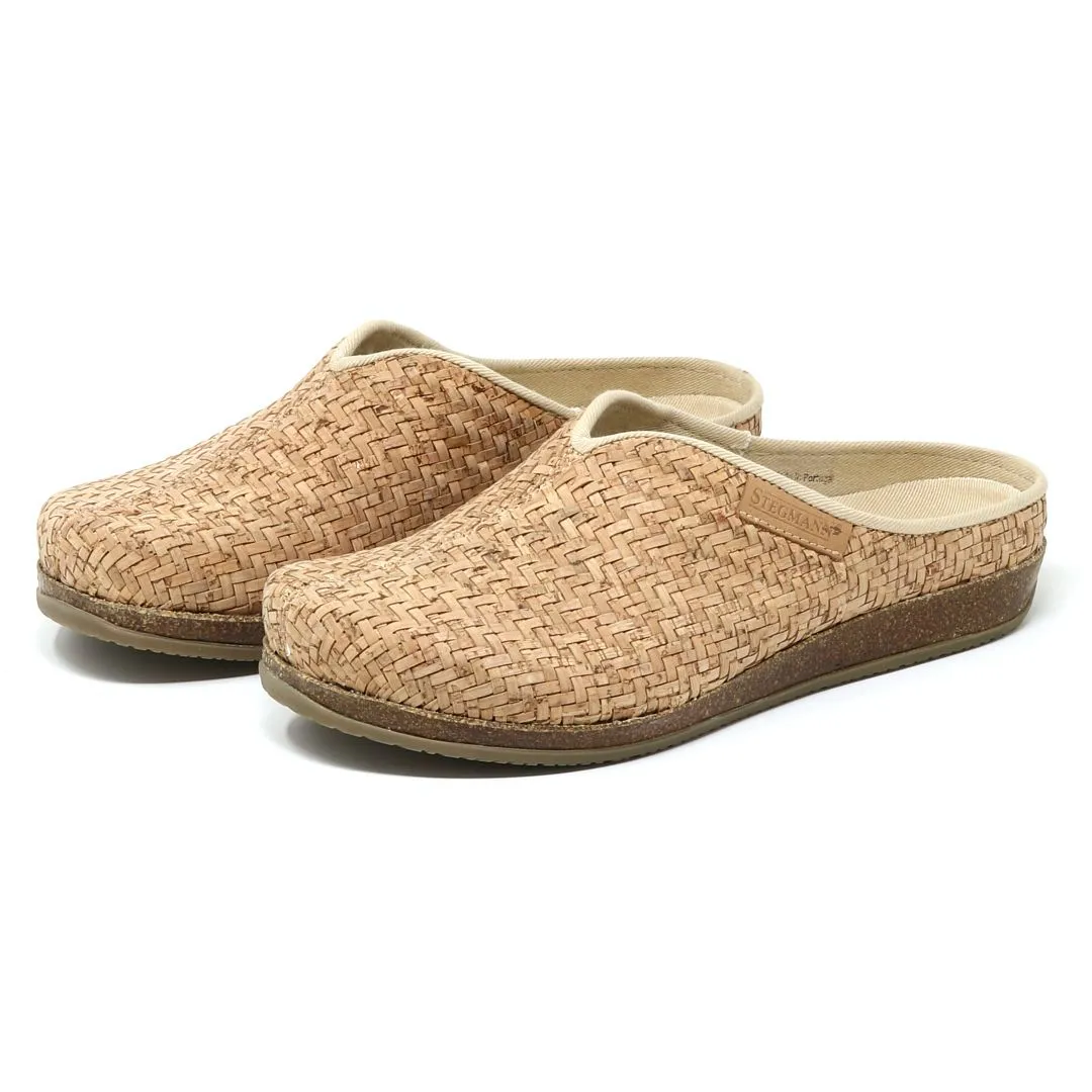 Women's Maria Woven Cork Mule Airport Travel