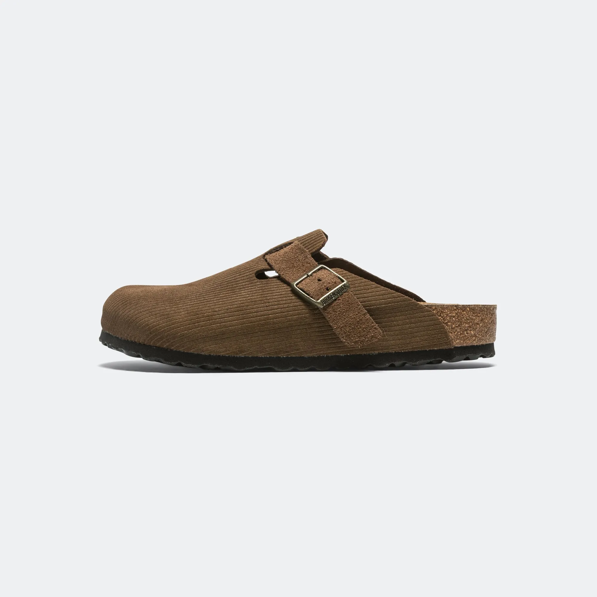 Boston Corduroy - Dark Tea Suede Leather Soft Straps