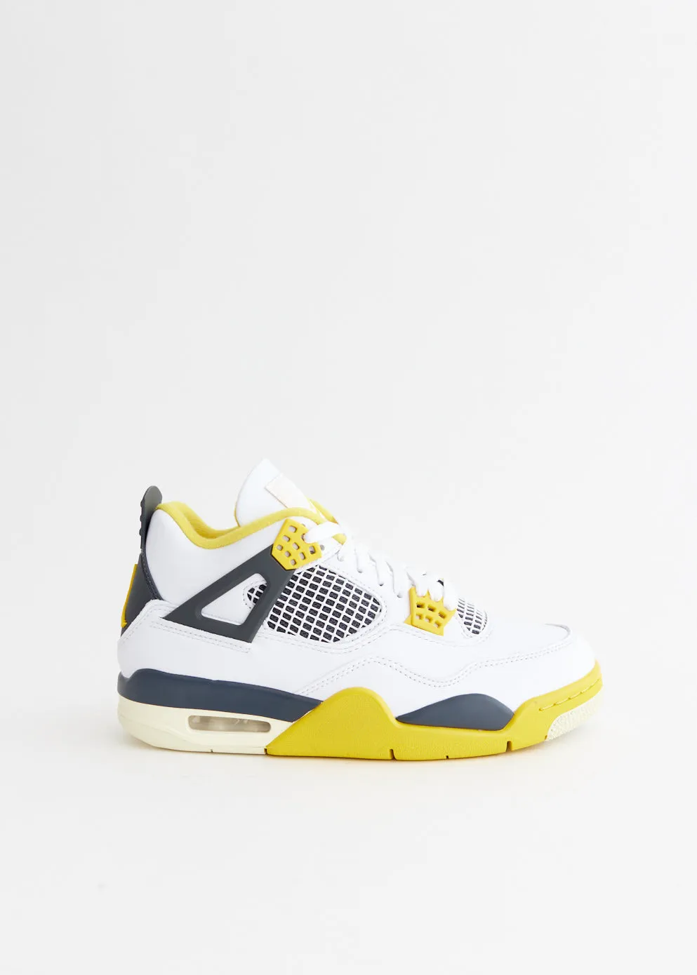 Moon Jog Fresh Design Women's Air Jordan 4 'Vivid Sulphur' Sneakers