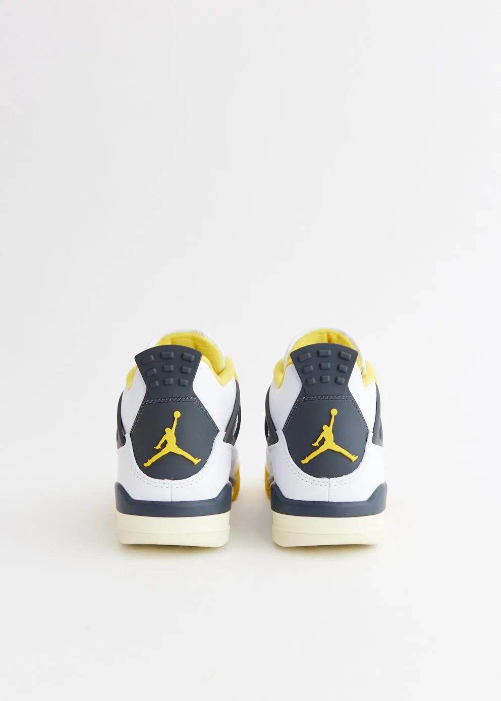 Women's Air Jordan 4 'Vivid Sulphur' Sneakers Clean Wear Weightless Wear
