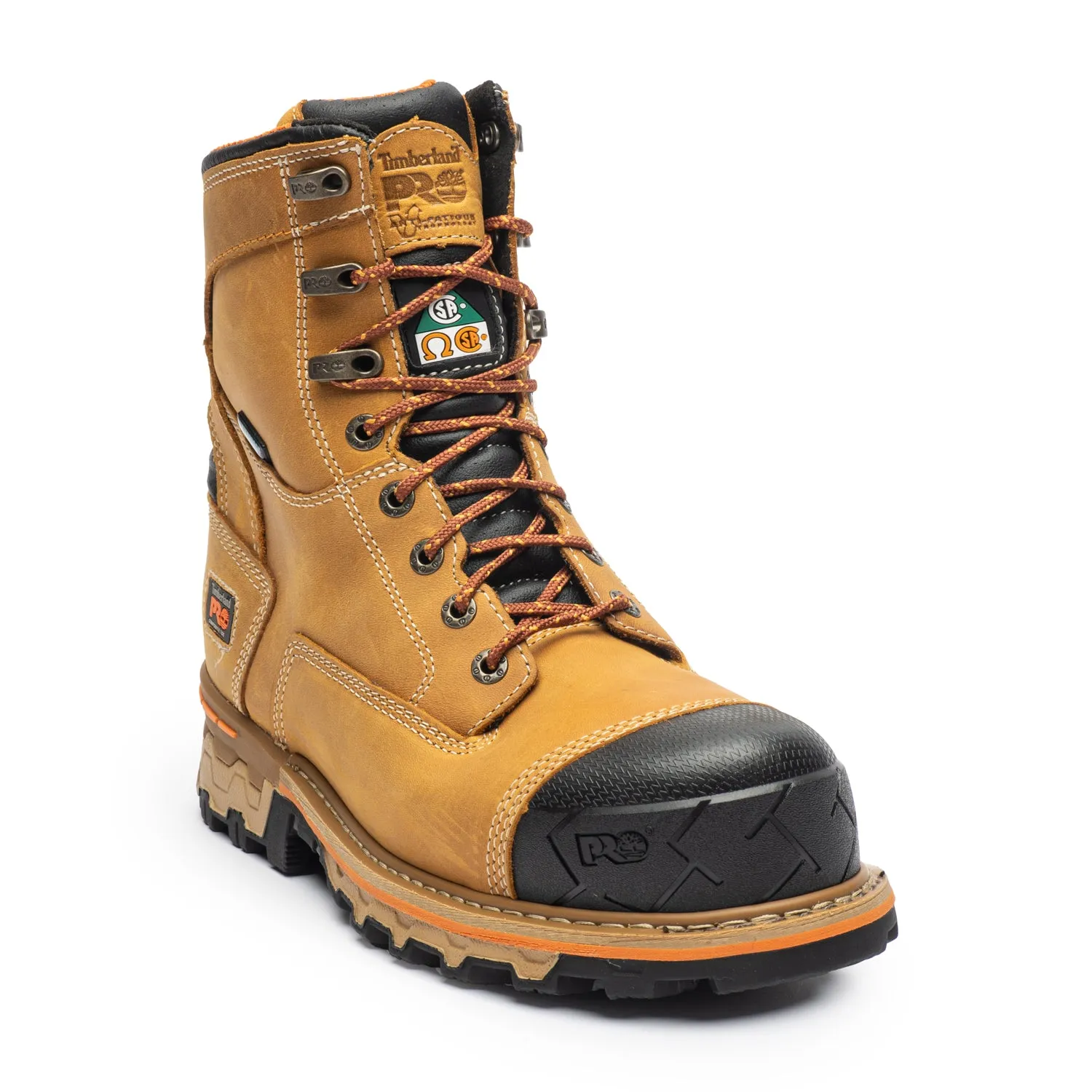 Boondock Men's 8" Composite Toe Work Boots A21B7 Comfort And Durability