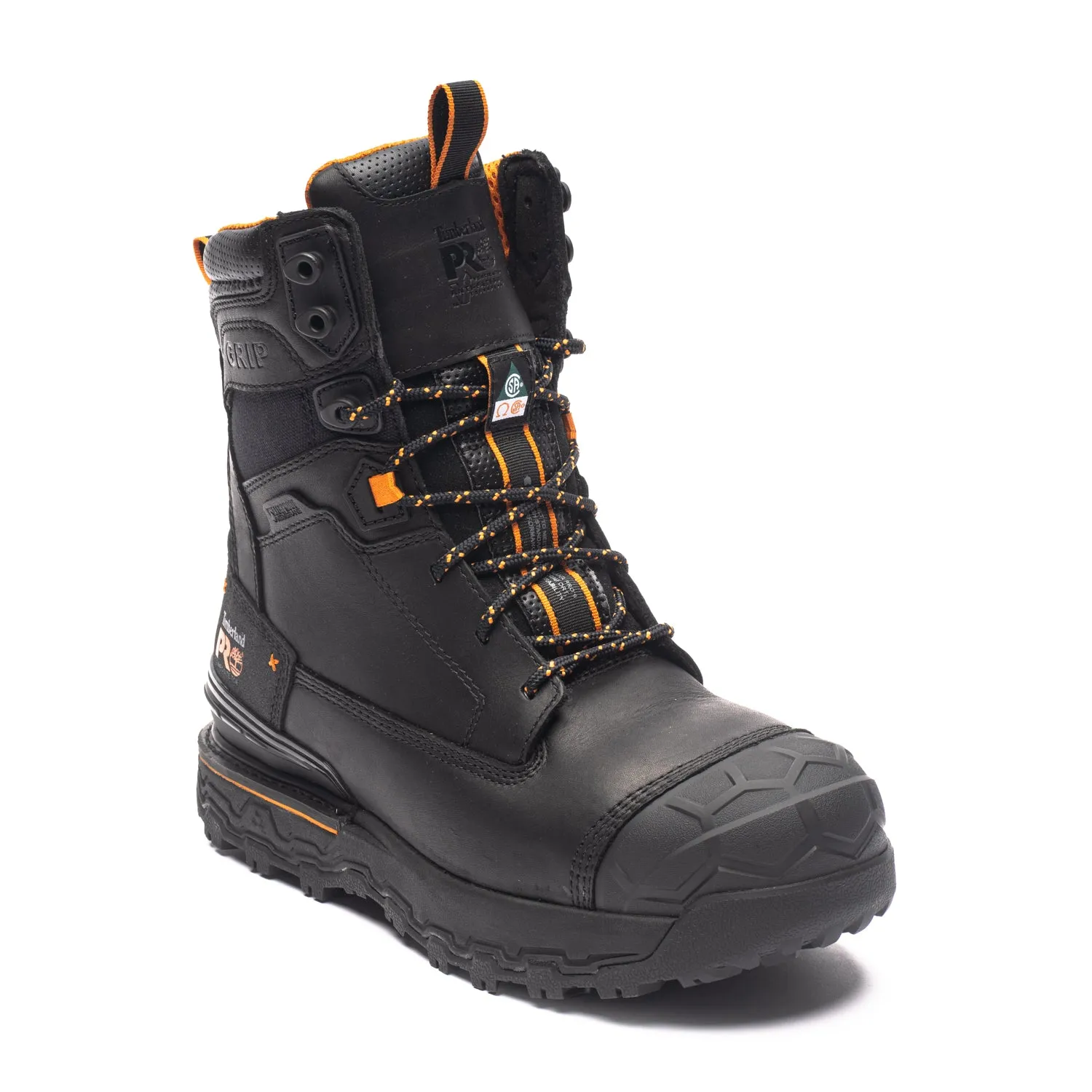 Boondock Ultralight Men's 8" Composite Toe Work Boots A64A7W02 Brown Earth Anti Fatigue