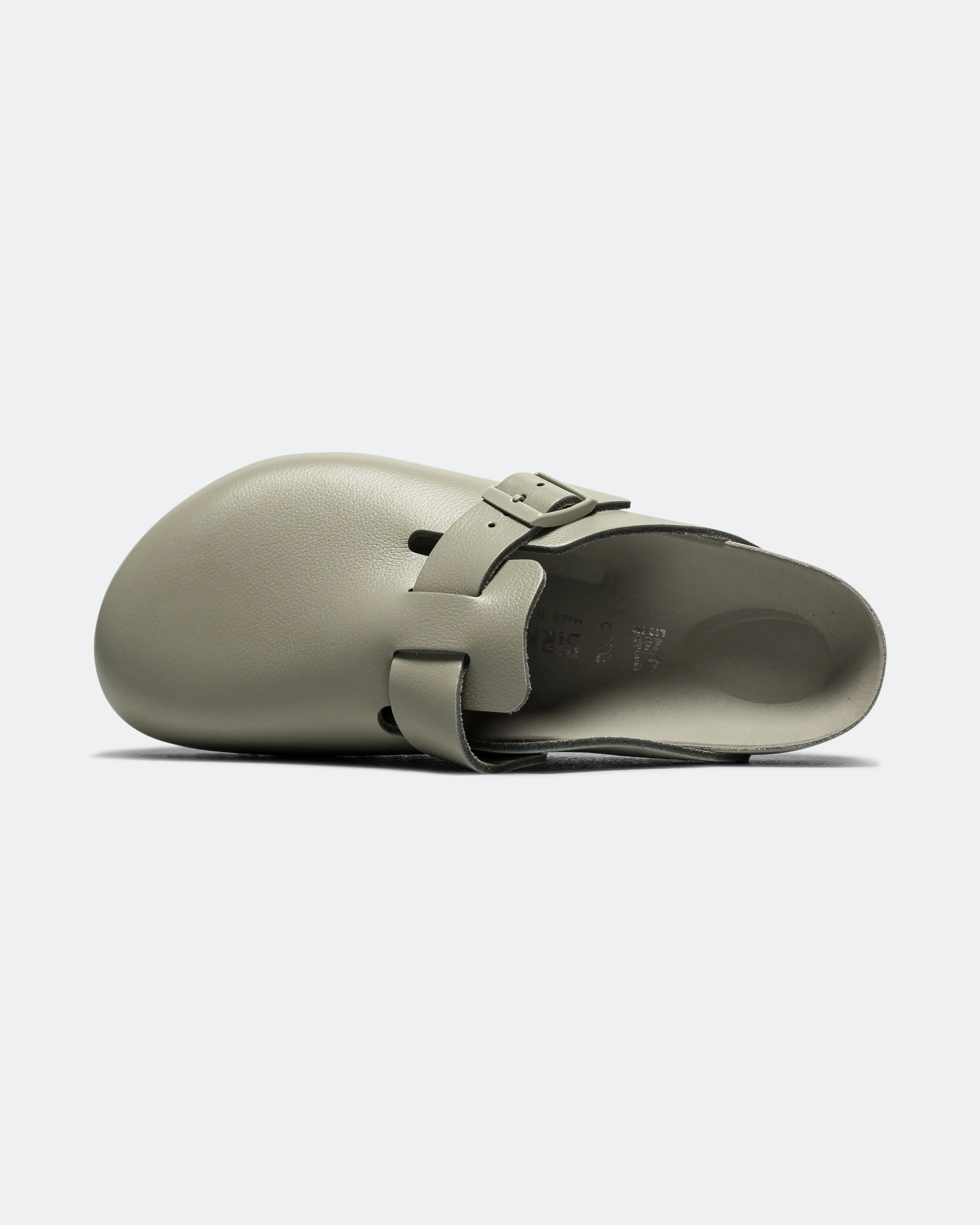Reinforced Stitching Boston Exquisite - Mineral Grey Natural Leather