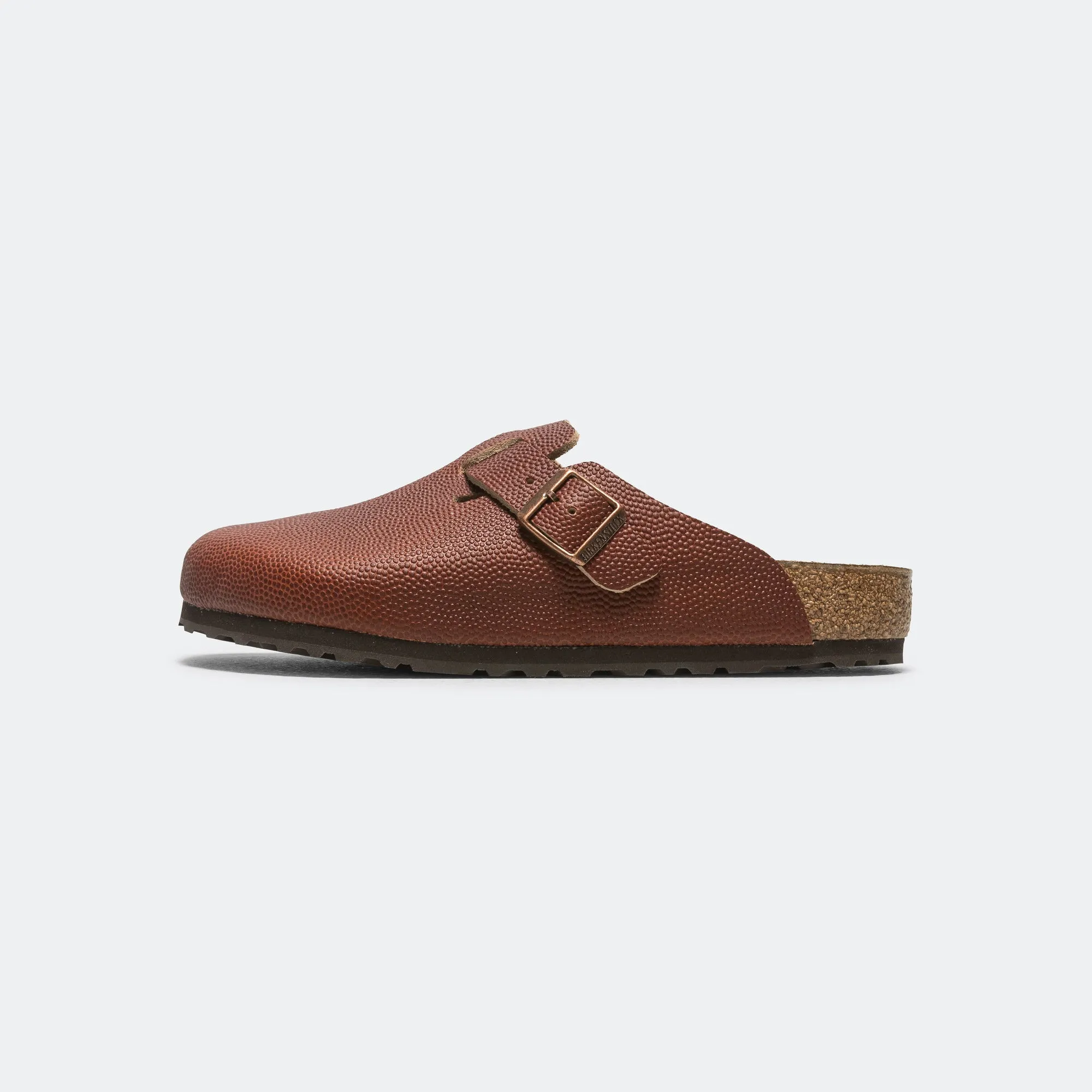 Comfortable Yet Stylish Fast Dry Boston - Ginger Brown Embossed Natural Leather
