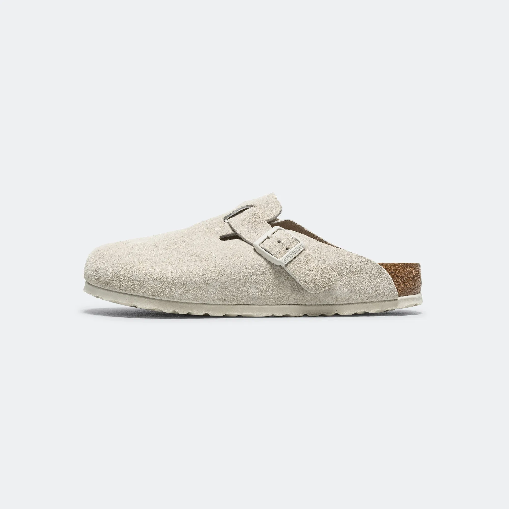 Boston SFB - Antique White Suede Leather Classic Style