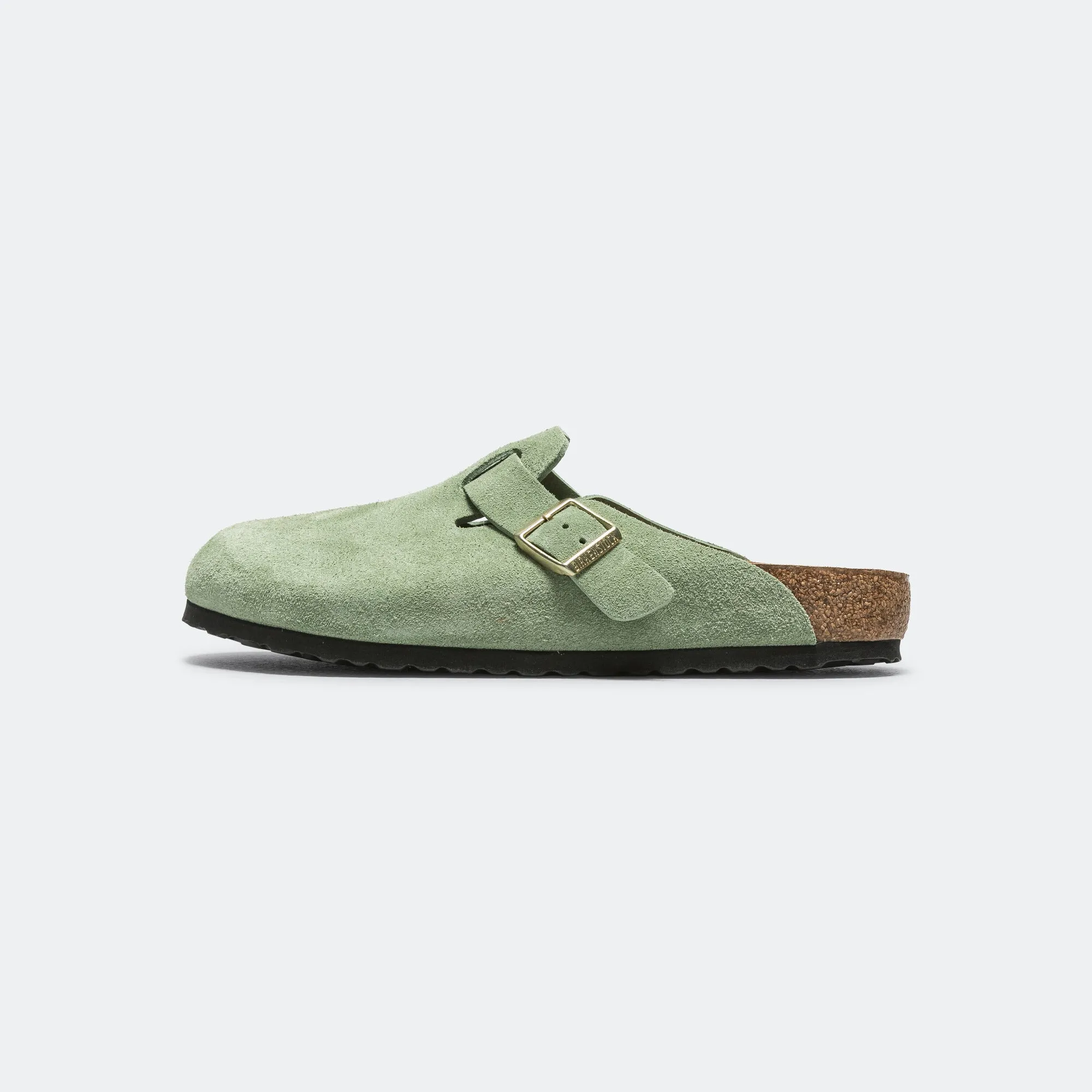 Versatile Walking Shoes Boston SFB - Green Tea Suede Leather