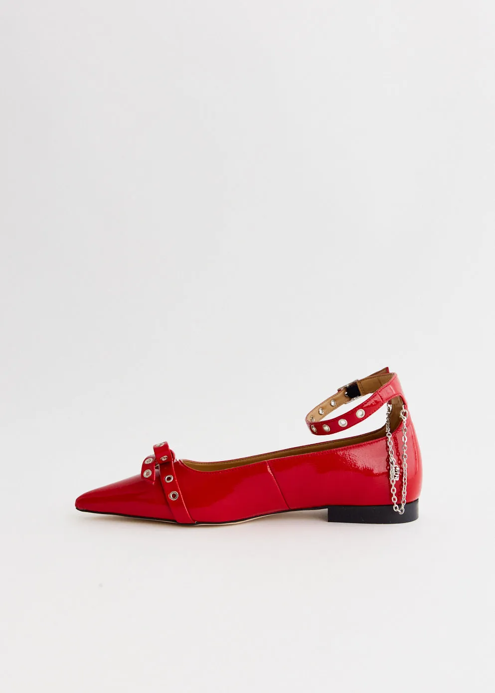 Eyelets Jewel Ballerinas Trail Ease