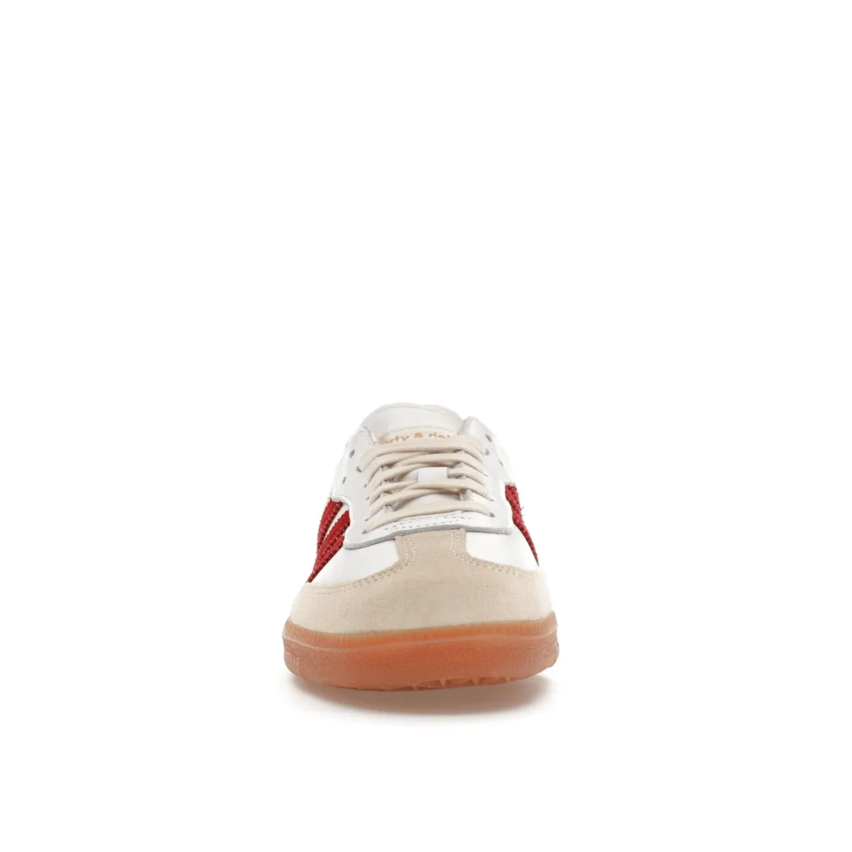 Adidas Samba Sporty & Rich White Collegiate Burgundy Stable platform