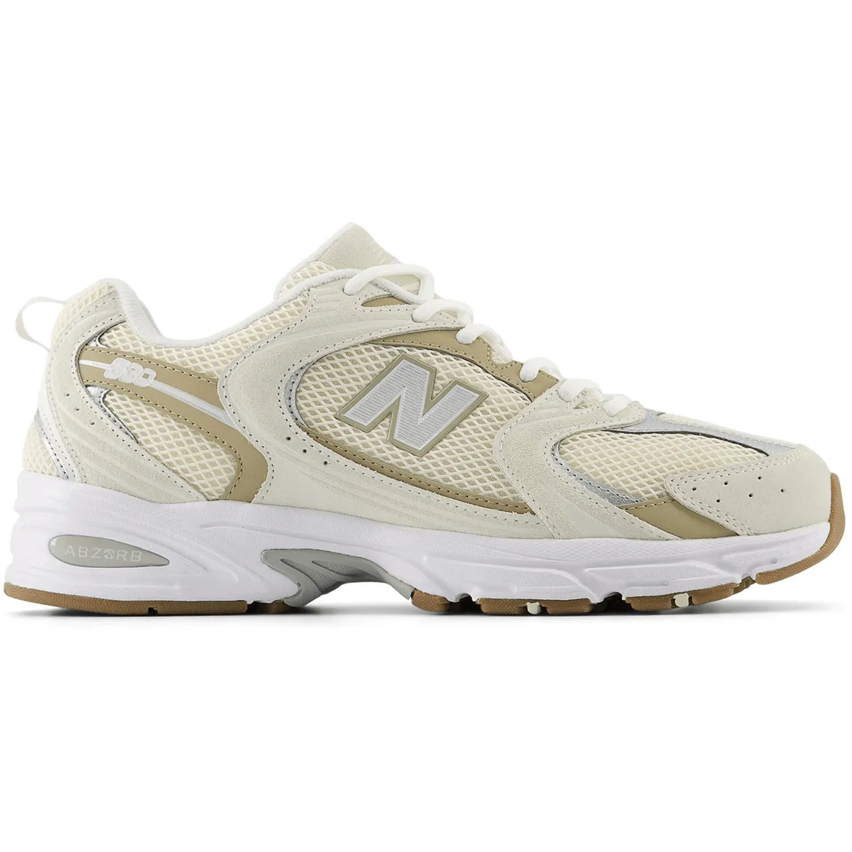 Adaptive Form Wide Toe Box Engineering New Balance 530 Linen Stoneware
