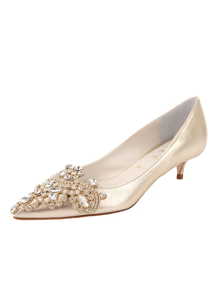 office pumps Brinsley Pointed Toe Kitten Heel