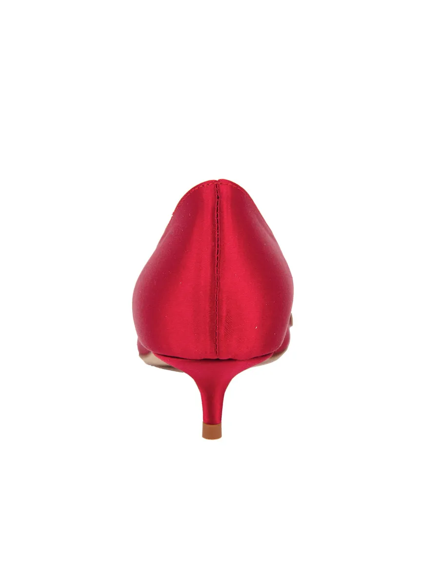 Brinsley Pointed Toe Kitten Heel Bold piece