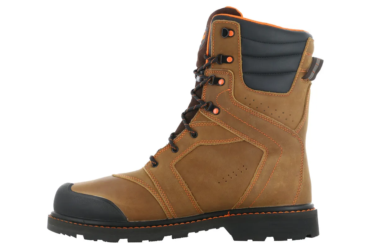 Hoss Clash 1000g Insulated 9" Soft Toe Boot Bright Gold Field Fast