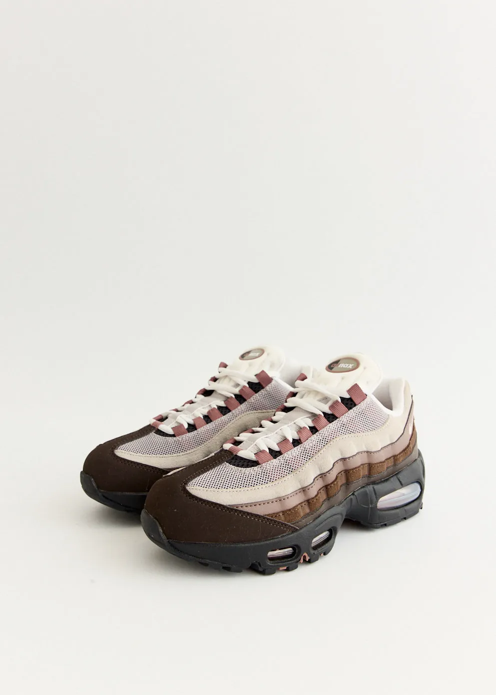 Women's Nike Air Max 95 'Velvet Brown' Sneakers Skill Step Comfy Ride