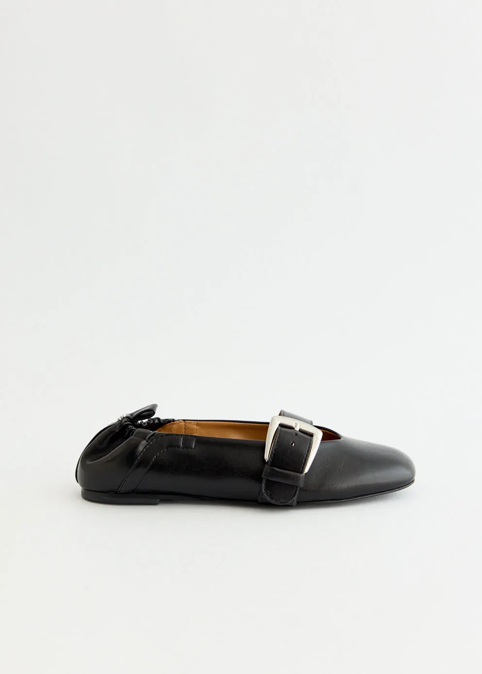 Comfy Choice Comfortable Footbed Butterfly Strap Ballerinas