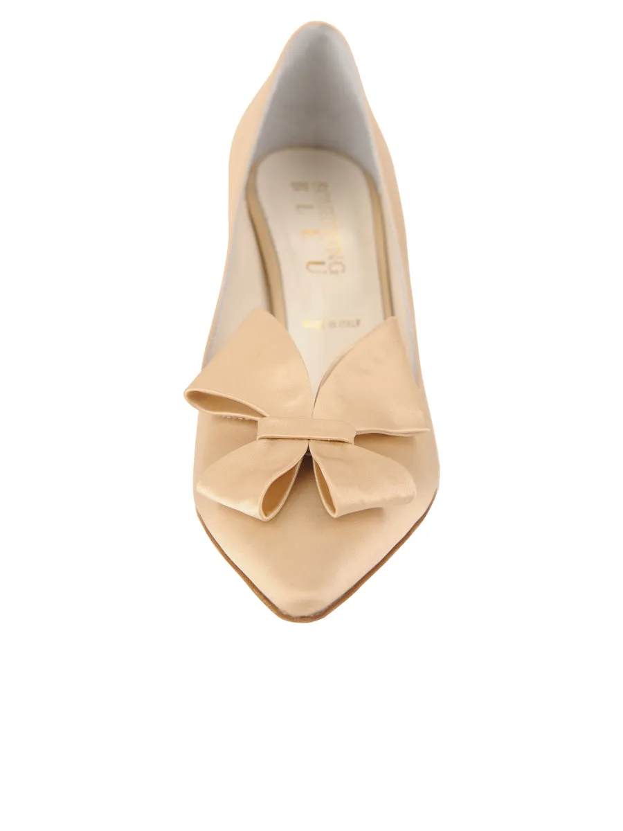 Caitlin Pointed Toe Pump Satin Music Festival