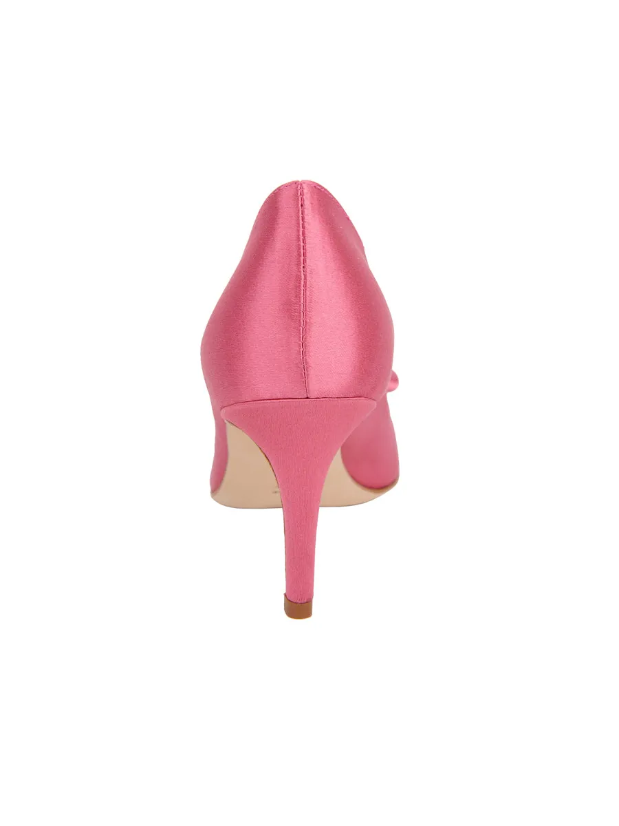 Caitlin Pointed Toe Pump Satin equitable